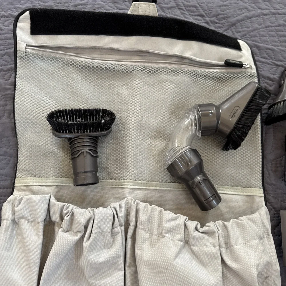 Dyson Multifunction Part Attachments Some NEW Some Slightly Used & Canvas Bag